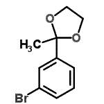 CAS 登录号：39172-32-2， 2-(3-溴苯基)-2-甲基-1,3-二氧戊环