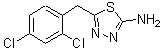 CAS 登录号：39181-52-7， 5-(2,4-二氯苄基)-1,3,4-噻二唑-2-胺