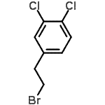 结构式 CAS# 39232-02-5, 4-(2-溴乙基)-1,2-二氯苯