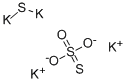 structure of CAS# 39365-88-3, Potash;POTASHSULFURATED,TECHNICAL;SULFURATEDPOTASH,LUMP,USP;Potash, Sulfurated Lumps