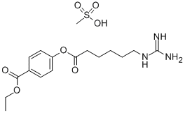 结构式 CAS# 39492-01-8, 加贝酯