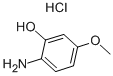 结构式 CAS# 39547-15-4, 2-羟基-4-甲氧基苯胺盐酸盐