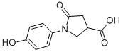 structure of CAS# 39629-88-4, 1-(4-Hydroxy-Phenyl)-5-Oxo-Pyrrolidine-3-Carboxylic Acid;(3S)-1-(4-Hydroxyphenyl)-5-Oxo-Pyrrolidine-3-Carboxylate;(3S)-1-(4-Hydroxyphenyl)-5-Oxo-3-Pyrrolidinecarboxylate;(3S)-1-(4-Hydroxyphenyl)-5-Keto-Pyrrolidine-3-Carboxylate