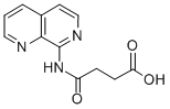 结构式 CAS# 396682-90-9, 4-(1,7-萘啶-8-基氨基)-4-氧代丁酸