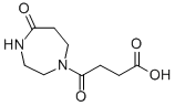 结构式 CAS# 397244-77-8, 4-氧代-4-(5-氧代-1,4-二氮杂环庚-1-基)丁酸