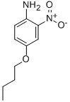 结构式 CAS# 3987-86-8, 4-丁氧基-2-硝基苯胺