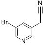 结构式 CAS# 39891-08-2, (5-溴-吡啶-3-基)-乙腈
