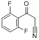 结构式 CAS# 40017-76-3, 3-(2',6'-二氟苯基)-3-氧代丙腈