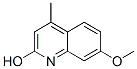 structure of CAS# 40053-37-0, 7-Methoxy-4-Methyl-1H-Quinolin-2-One;7-Methoxy-4-Methyl-Carbostyril;Eu-0035096;Oprea1_117358