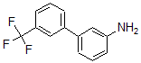 structure of CAS# 400749-02-2, 3'-(Trifluoromethyl)-[1,1'-Biphenyl]-3-Amine;3'-(TRIFLUOROMETHYL)[1,1'-BIPHENYL]-3-AMINE;3'-TRIFLUOROMETHYL-BIPHENYL-3-YLAMINE;3'-(Trifluoromethyl)Biphenyl-3-Amine