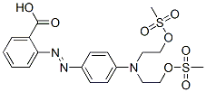 CAS#: 40136-84-3， 2-[[4-[Bis[2-[(Methylsulfonyl)Oxy]Ethyl]Amino]Phenyl]Azo]Benzoic Acid