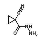结构式 CAS# 401825-00-1, 1-氰基环丙烷甲酰肼