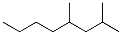 structure of CAS# 4032-94-4, 2,4-Dimethyloctane;Octane, 2,4-Dimethyl-