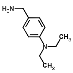 structure of CAS# 40336-81-0, 4-(Aminomethyl)-N,N-Diethylaniline;(4-Aminomethylphenyl)diethylamine;[4-(aminomethyl)phenyl]diethylamine;4-Diethylaminobenzylamine