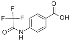 结构式 CAS# 404-26-2, 4-(2,2,2-三氟-乙酰氨基)-苯甲酸