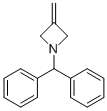structure of CAS# 40569-55-9, 1-(Diphenylmethyl)-3-Methylene-Azetidine