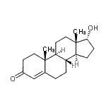 CAS#: 4075-13-2， (17alpha)-17-Hydroxyandrost-4-En-3-One