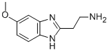structure of CAS# 4078-55-1, 2-Aminoethyl-5(6)-Methoxy-Benzimidazole