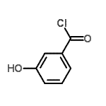 结构式 CAS# 40812-76-8, 3-羟基苯甲酰氯