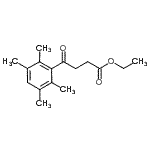 structure of CAS# 40888-48-0, Ethyl 4-Oxo-4-(2,3,5,6-Tetramethylphenyl)Butanoate;Ethyl 4-(2,3,5,6-Tetramethylphenyl)-4-oxobutanoate