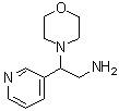 结构式 CAS# 410544-52-4, 2-(4-吗啉基)-2-(3-吡啶基)乙胺