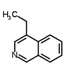 CAS 登录号：41219-10-7， 4-乙基异喹啉