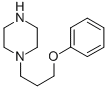 结构式 CAS# 41298-49-1, 1-(3-苯氧基丙基)哌嗪