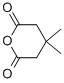 structure of CAS# 4160-82-1, 3,3-Dimethylglutaric Anhydride;4,4-Dimethyltetrahydropyran-2,6-Dione;4,4-Dimethyltetrahydropyran-2,6-Quinone;D159808_Aldrich