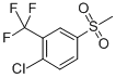 结构式 CAS# 4163-81-9, 2-氯-5-(甲基磺酰基)三氟甲苯