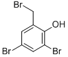 structure of CAS# 4186-54-3, alpha, 3,5-Tribromo-2-Hydroxytoluene;2,4-Dibromo-6-Bromomethylphenol 3,5-Dibromo-2-Hydroxybenzyl Bromide;3,5-DIBROMO-2-HYDROXYBENZYL BROMIDE;ALPHA,3,5-TRIBROMO-2-HYDROXYTOLUENE