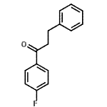 结构式 CAS# 41938-64-1, 1-(4-氟苯基)-3-苯基-1-丙酮