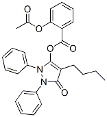 CAS#: 42177-40-2， 4-Butyl-2,5-Dihydro-5-Oxo-1,2-Diphenyl-1H-Pyrazol-3-Yl 2-(Acetyloxy)Benzoate