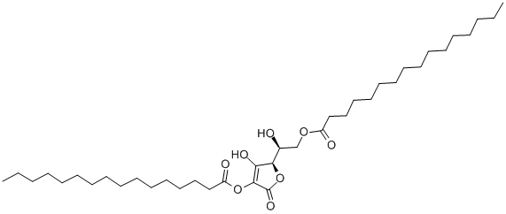 structure of CAS# 4218-81-9, L-Ascorbyl 2,6-Dipalmitate;2-O,6-O-Dipalmitoyl-L-Ascorbic Acid;L-Ascorbic Acid 2,6-Dihexadecanoate;L-Ascorbic Acid 2,6-Bis(Palmitate)