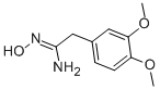 structure of CAS# 42191-48-0, 2-(3,4-Dimethoxy-Phenyl)-N-Hydroxy-Acetamidine;2-(3,4-DIMETHOXY-PHENYL)-N-HYDROXY-ACETAMIDINE