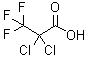 structure of CAS# 422-39-9, 2,2-Dichloro-3,3,3-Trifluoropropionic Acid;2,2-DICHLORO-3,3,3-TRIFLUOROPROPIONIC ACID