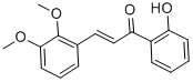 structure of CAS# 42220-80-4, 2'-Hydroxy-2,3-Dimethoxychalcone;DIMETHOXY-2'-HYDROXYCHALCONE, 2,3-;2'-HYDROXY-2,3-DIMETHOXYCHALCONE;2,3-DIMETHOXY-2'-HYDROXYCHALCONE