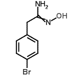 结构式 CAS# 422560-40-5, 2-(4-溴苯基)-N'-羟基乙脒
