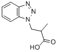 结构式 CAS# 4233-62-9, 3-苯并三唑-1-基-2-甲基-丙酸