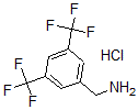 结构式 CAS# 42365-62-8, 3,5-二(三氟甲基)-苯甲胺盐酸盐(1:1)