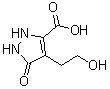 结构式 CAS# 42562-56-1, 4-(2-羟基乙基)-5-氧代-2,5-二氢-1H-吡唑-3-羧酸