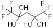 structure of CAS# 428-75-1, 1,1,1,5,5,5-Hexafluoro-2,2,4,4-Pentanetetrol