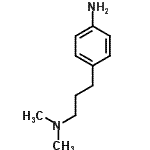 structure of CAS# 42817-60-7, 4-[3-(Dimethylamino)Propyl]Aniline;[3-(4-aminophenyl)propyl]dimethylamine;3-(4-Amin<wbr>ophenyl)-<wbr>N,N-dimet<wbr>hylpropyl<wbr>amine, N-<wbr>[3-(4-Ami<wbr>nophenyl)<wbr>prop-1-yl<wbr>]dimethyl<wbr>amine;4-[3-(Dimethylamino)prop-1-yl]aniline