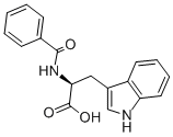 结构式 CAS# 4302-66-3, N-苯甲酰基-色氨酸