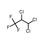 structure of CAS# 431-51-6, 2,3,3-Trichloro-1,1,1-Trifluoropropane;1,1,2-Trichloro-3,3,3-trifluoropropane;MFCD09763632