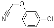 结构式 CAS# 43111-32-6, 2-(3-氯苯氧基)-乙腈