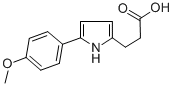 structure of CAS# 431987-06-3, 3-[5-(4-Methoxy-Phenyl)-1H-Pyrrol-2-Yl]-Propionic Acid;3-[5-(4-Methoxyphenyl)-1H-Pyrrol-2-Yl]Propionate;Zinc00056277
