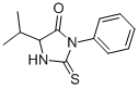 structure of CAS# 4333-20-4, Pth-Valine;5-Isopropyl-3-Phenyl-2-Thioxo-4-Imidazolidinone;5-Isopropyl-3-Phenyl-2-Thiohydantoin PTH-Valine;PTH-DL-Valine Phenylthiohydantoin-DL-Valine