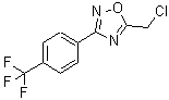 结构式 CAS# 435303-34-7, 5-(氯甲基)-3-[4-(三氟甲基)苯基]-1,2,4-恶二唑