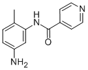 结构式 CAS# 436089-25-7, N-(5-氨基-2-甲基-苯基)-异烟酰胺