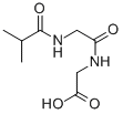 结构式 CAS# 436096-89-8, (2-异丁酰基氨基-乙酰氨基)-乙酸